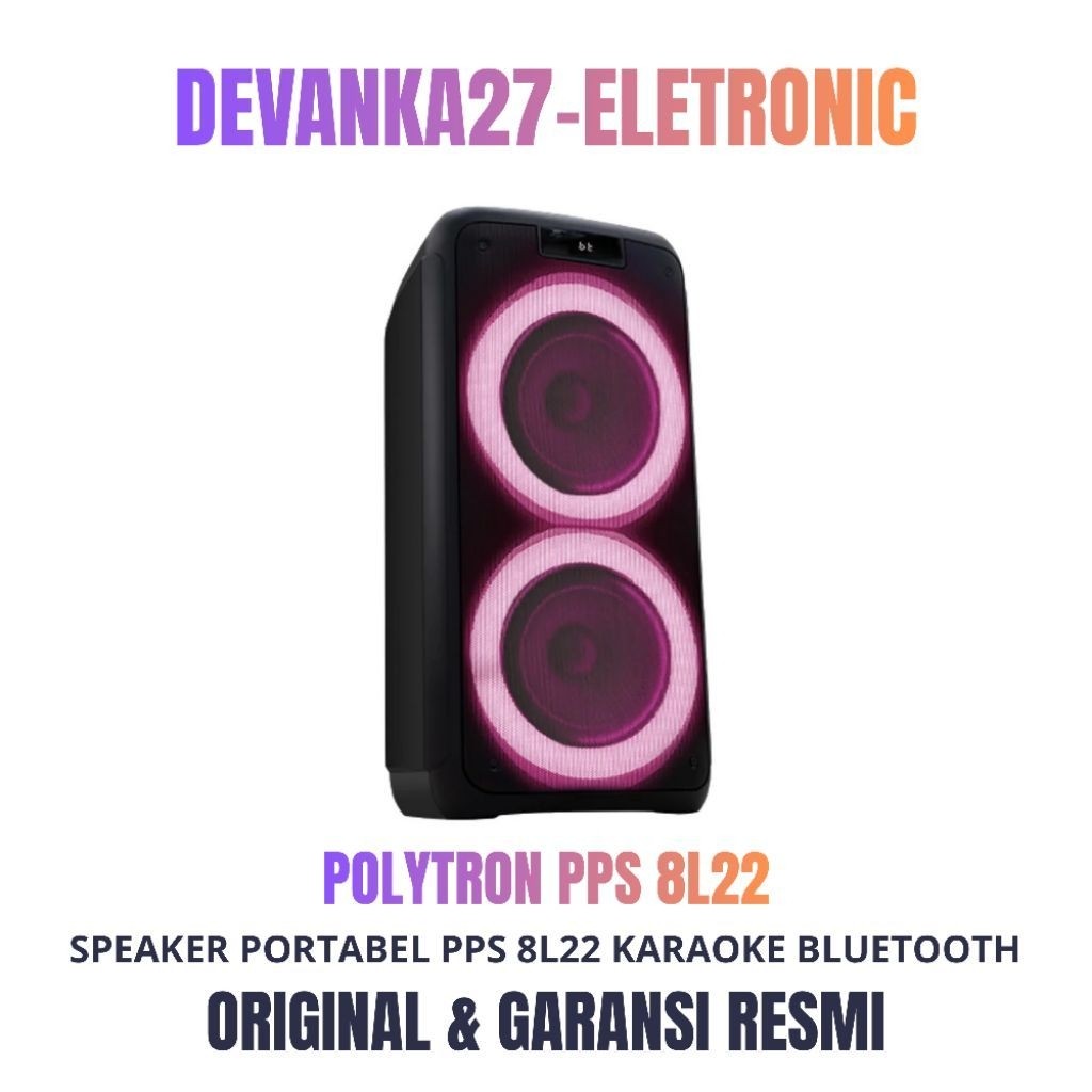 POLYTRON PARTY SPEAKER PPS 8L22 / POLYTRON PPS 8L22 / PARTY SPEAKER BLUETOOTH