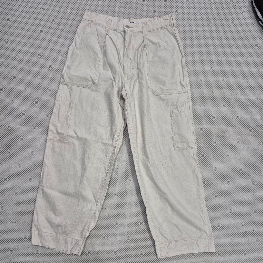 Uniqlo U Baggy Fatigue Canvas Pants(33-34)