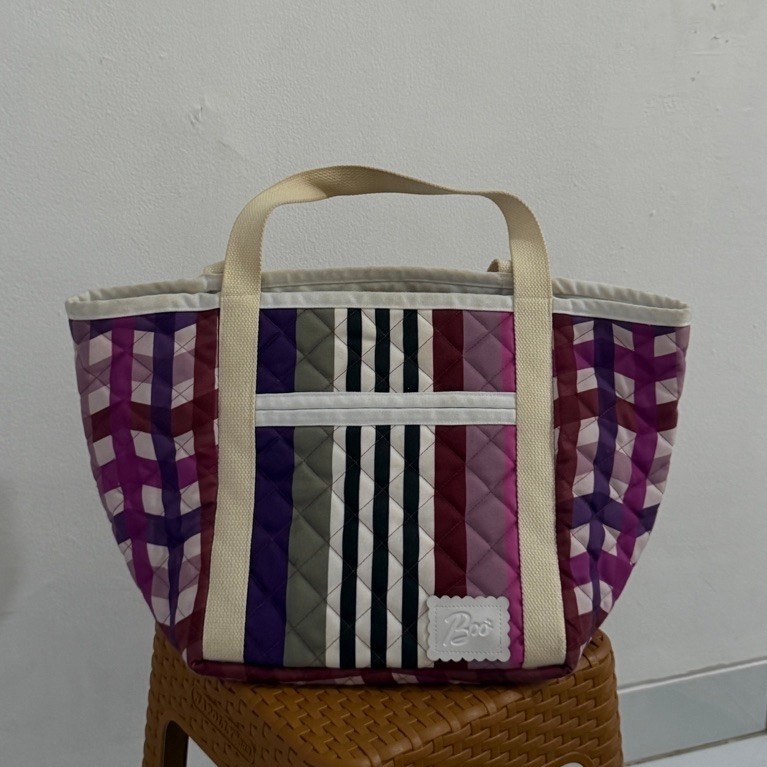 [BOO STOODIO] Lune Tote Bag – Mad Zizu Pattern