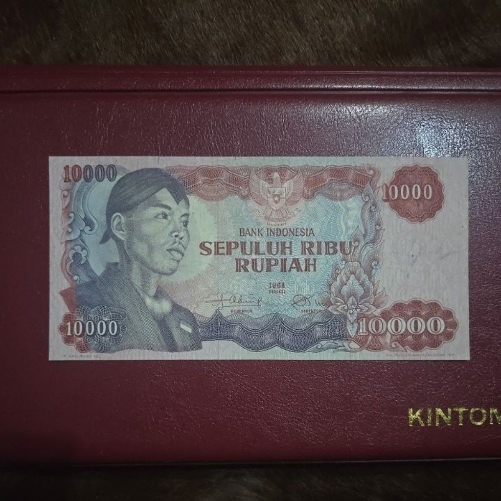 Oeang Koe Now 10000 Rupiah Sudirman Tahun 1968