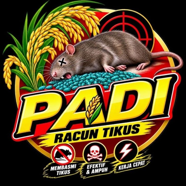 1 Pack Racun Tikus Cap Padi - Ampuh, Praktis, Mudah Digunakan