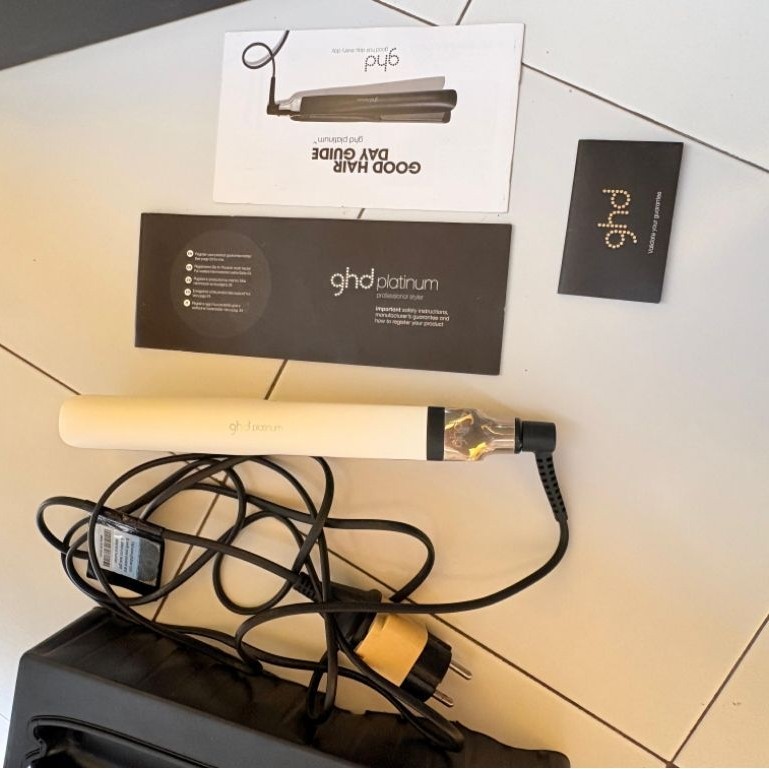 GHD PLATINUM WHITE STYLER CATOKAN RAMBUT PRELOVED
