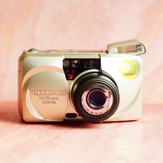 Olympus Stylus / Mju Zoom 140 Analog Point & Shoot Camera