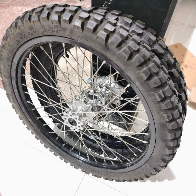 welset ori copotan crf 150Lring 21 18 set tinggal pasang / welset original crf 150L