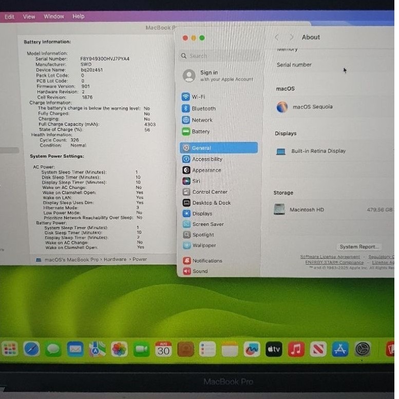 MacBook Pro 13,3-inch, 2019 Intel Core i7 Ram 16GB SSD 512 TouchBar
