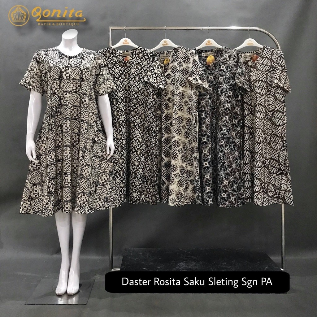 [LD 116] QONITA DASTER ROSITA SAKU SOGAN SLETING HLS  BATIK CAP PEKALONGAN