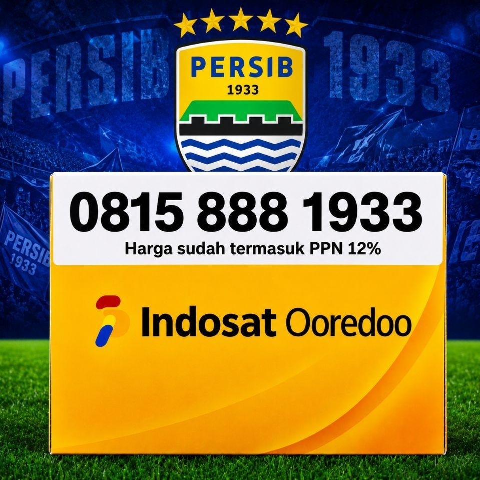 KARTU PERDANA Nomor Cantik Indosat Langka Serie Persib 11 Digit 888 1933