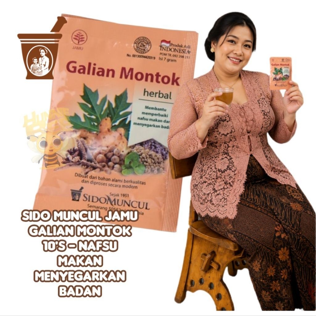 Sido Muncul Jamu Galian Montok 10's - Nafsu Makan Menyegarkan Badan