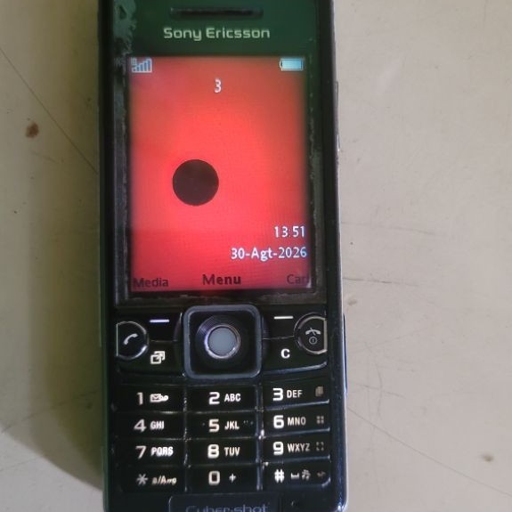 sony ericsson C510 cybershot lcd tompel batre drop