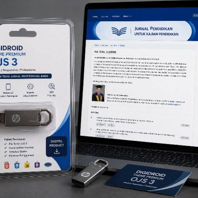 Flashdisk hp 64 kls 4 isi plugin theme OJS 3 (DIGIDROID theme premium v.1.2)