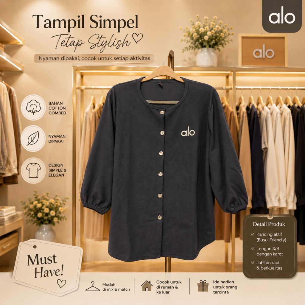 Cardigan Knit Alo by Aquila