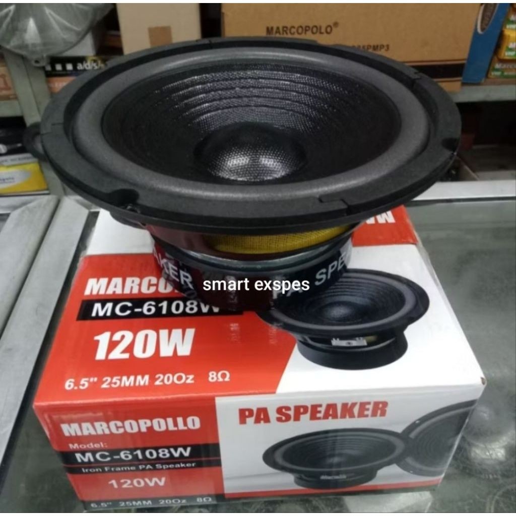 Marcopolo MC-6108W 6.5" 120W PA Speaker 8 Ohm original