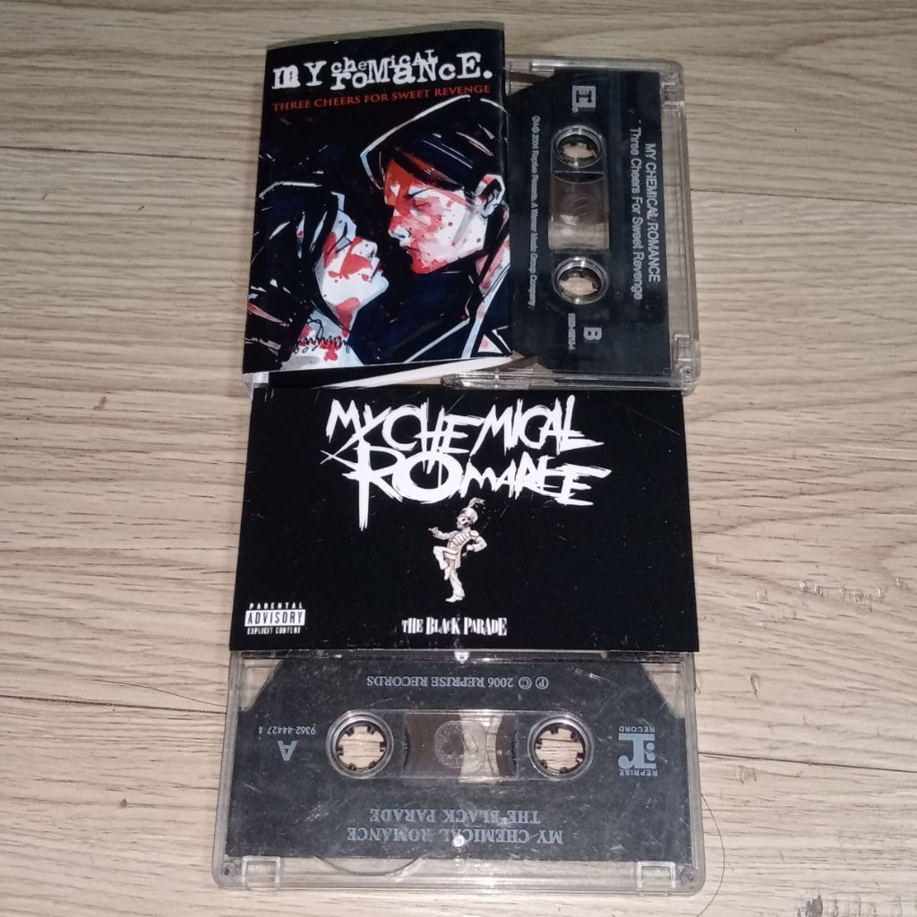 2pcs Kaset My Chemical Romance MCR (TAKE ALL, COVER REPRO ISI ORI)