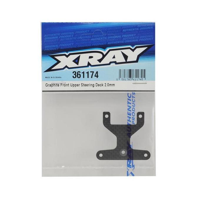 XRAY RACING RC MODELS 361174 XRAY XB4 2016 2.0MM GRAPHITE FRONT UPPER STEERING DECK AU1NDO