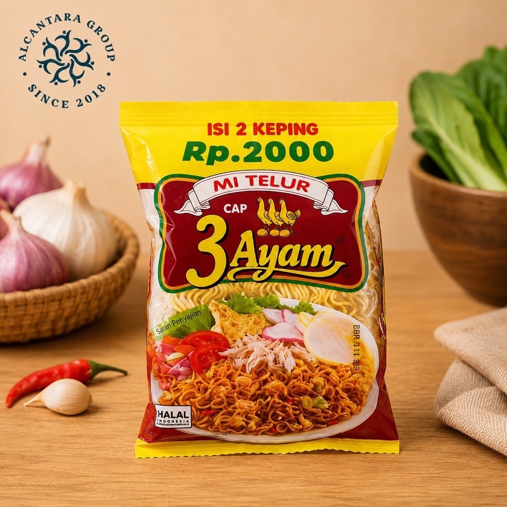 Mie Telor 3 ayam isi 24pcs 1(DUS)