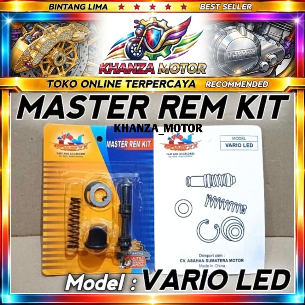 MASTER KIT VARIO 150/SEAL MASTER REM DEPAN VARIO 150 ESP/125 ESP/125 LED/GENIO SEAL MASTER REM GENIO