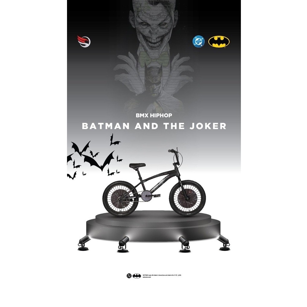 Sepeda BMX 20 Element Batman Joker