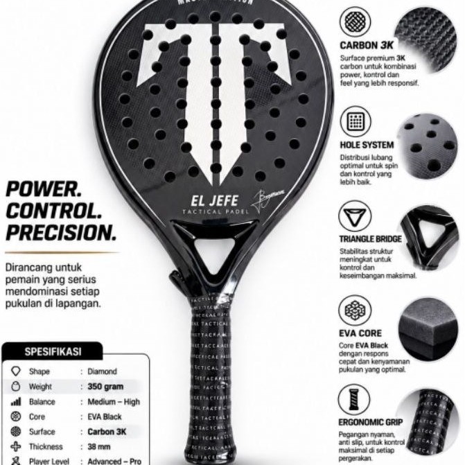 Tactical Padel El Jefe New Surface 2026