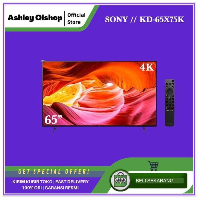 Tv Sony 65 Inch X75K 4K Android Sony Bravia 65X75K Sony Kd-65X75K