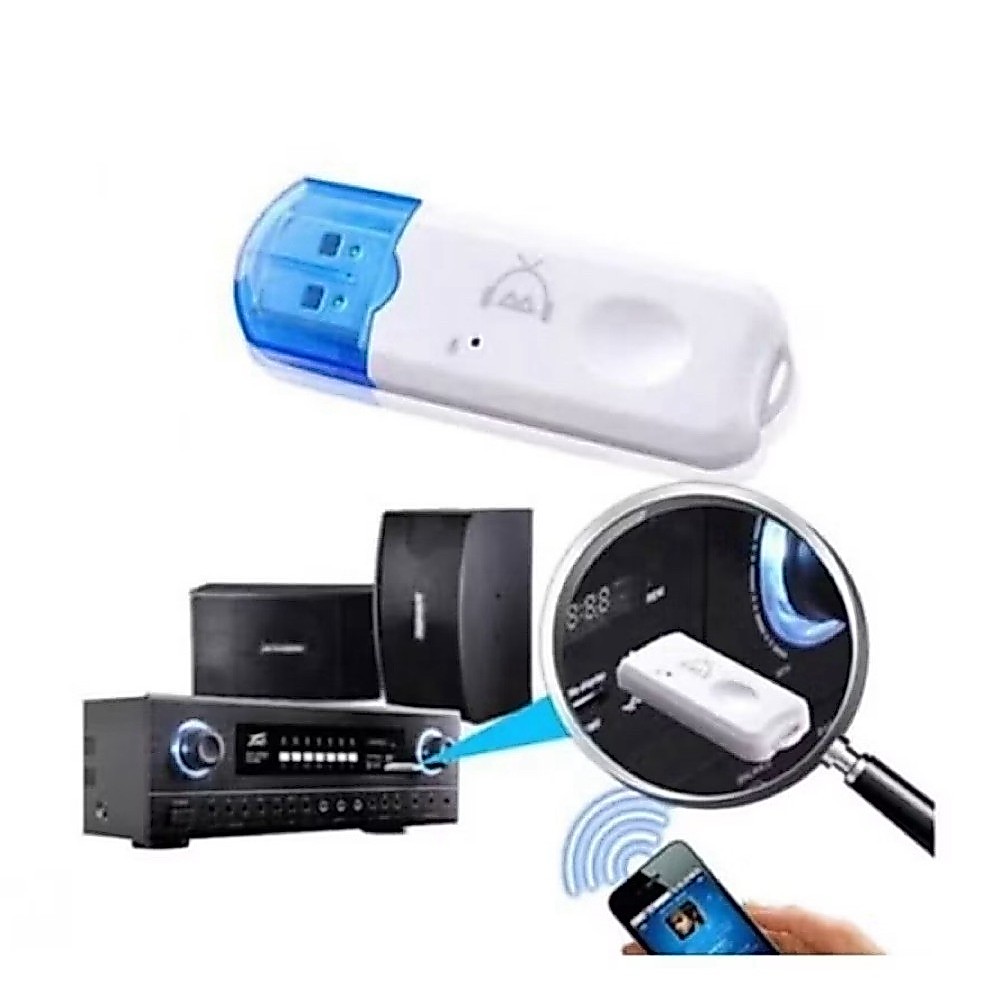 * PROMO * Bluetooth Receiver Dongle USB - Bluetooth Radio Audio Receiver - Flashdisk MP3 Speaker USB