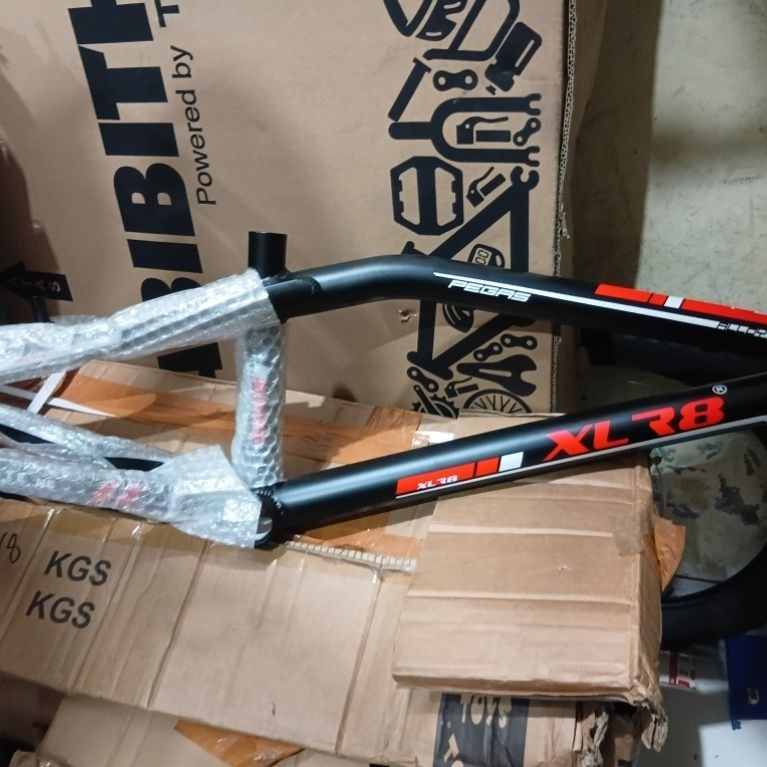FRAME SEPEDA / BODY SEPEDA XLR 8 + FORK BMX 20