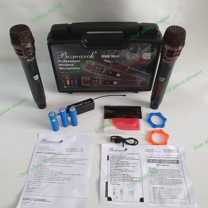 Mic Wireless Bismarck BM8 Mini Microphone Wireless Bismarck BM8 Mini