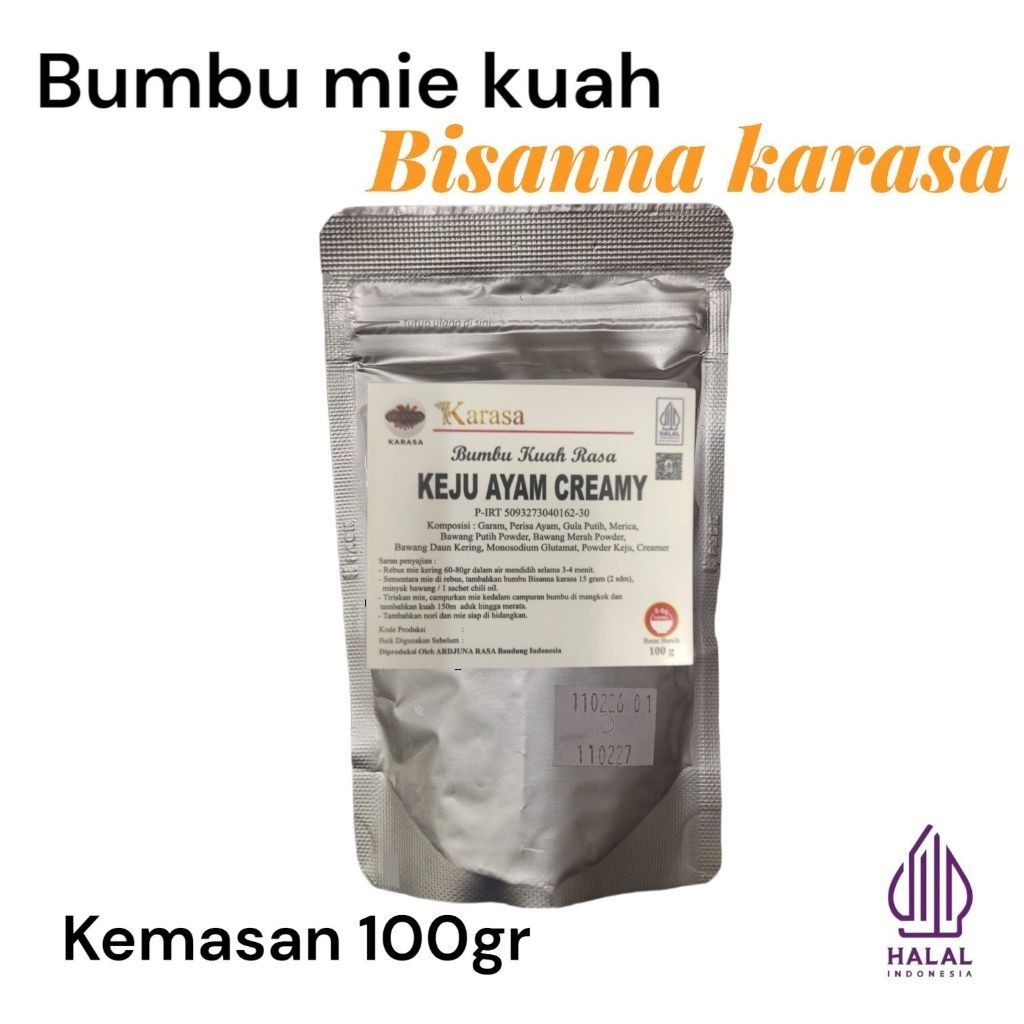 Bumbu Mie Kuah Keju Ayam Creamy Kemasan 100gr