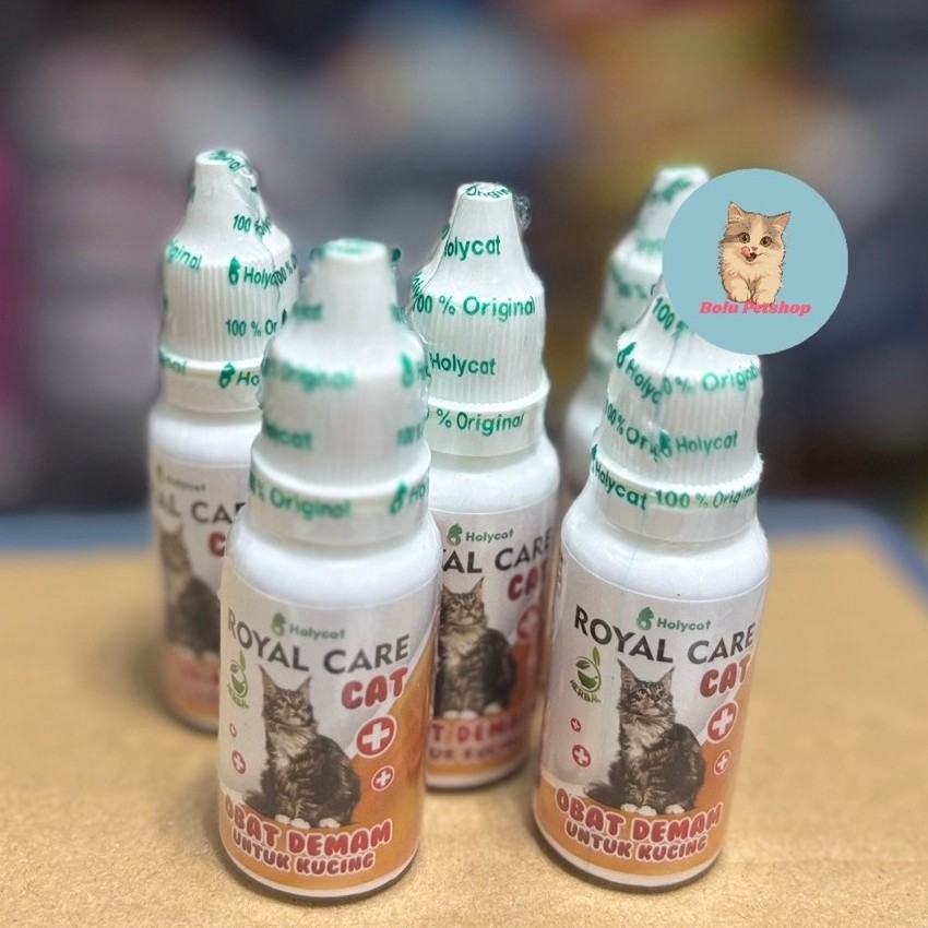 Royal Care OBAT DEMAM 10ML Penurun Panas Pusing Lemas Kucing Sakit