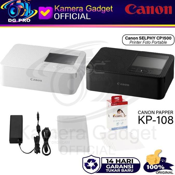 Canon Selphy Cp1500 / Cp1000 Compact Photo Printer Foto Portable - Cp 1500 / Cp 1000 Original Resmi
