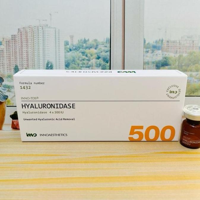 Inno Hyaluronidase - 4 vial @500iu BPOM unwanted hyaluronic acid removal