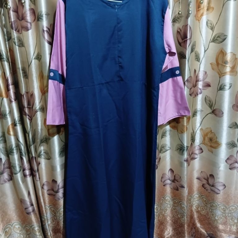 gamis warna navy preloved
