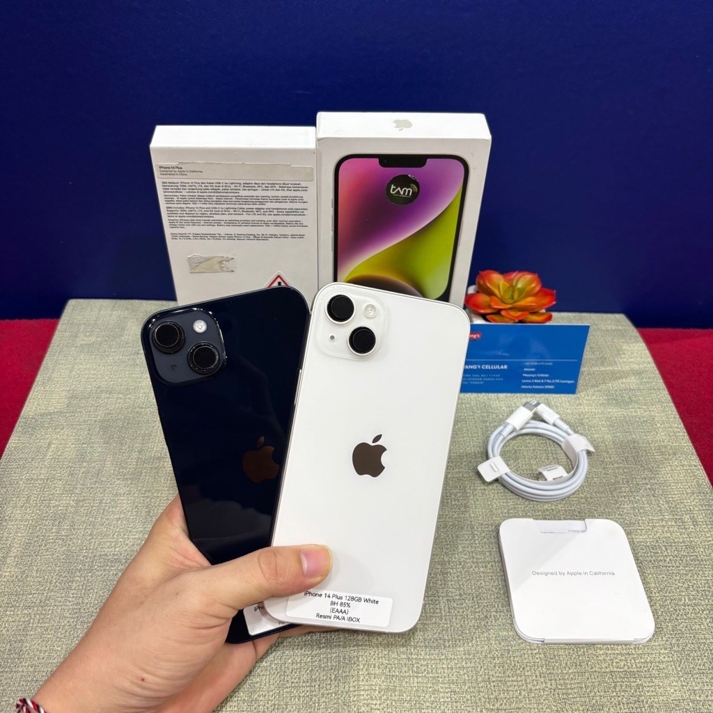 iphone 14+ (plus) 128GB 256GB iBox Second Fullset ORIGINAL