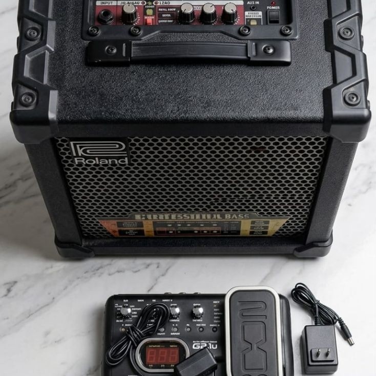 Efek guitar Zoom G2.N1U / Amplifier Gitar roland cube 20XL Bass 1x8 20 watt Bass combo Amp