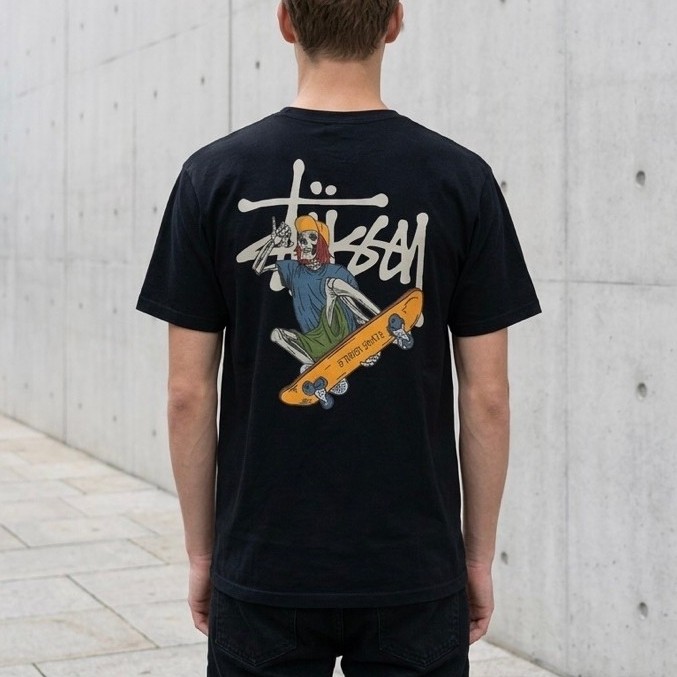 TSHIRT STUSSY / STUSSY SKULL