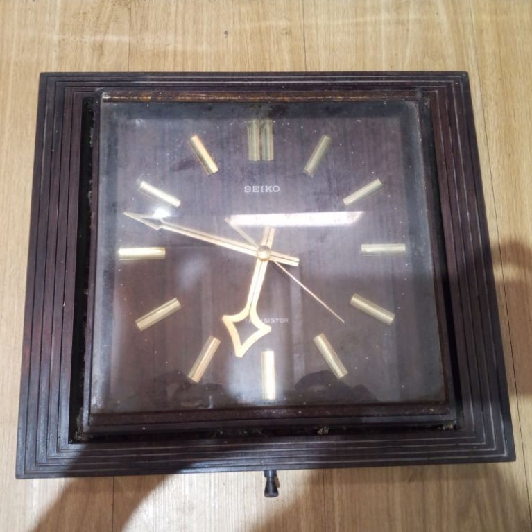 jam dinding seiko jadul vintage