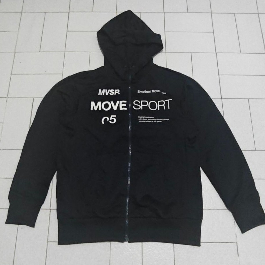 Jaket Sport Sweatshirt Descente Move Sport Navy