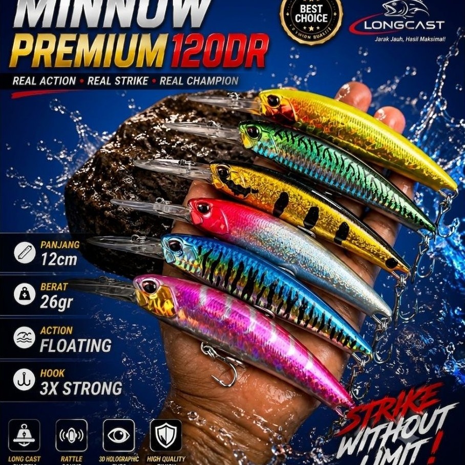 Minnow Trolling Premium 120DR