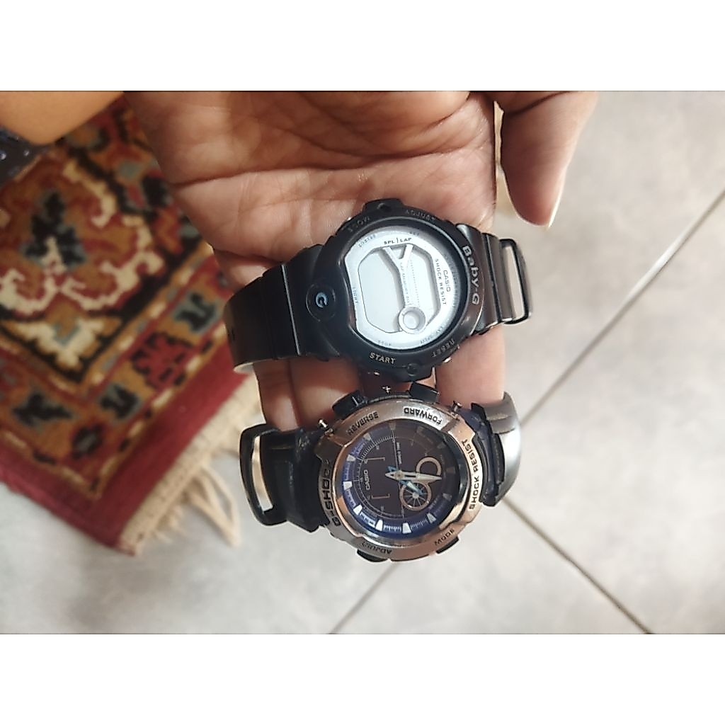 CASIO Jam Tangan Bekas Baby G Second Original Unisex Tanpa Box
