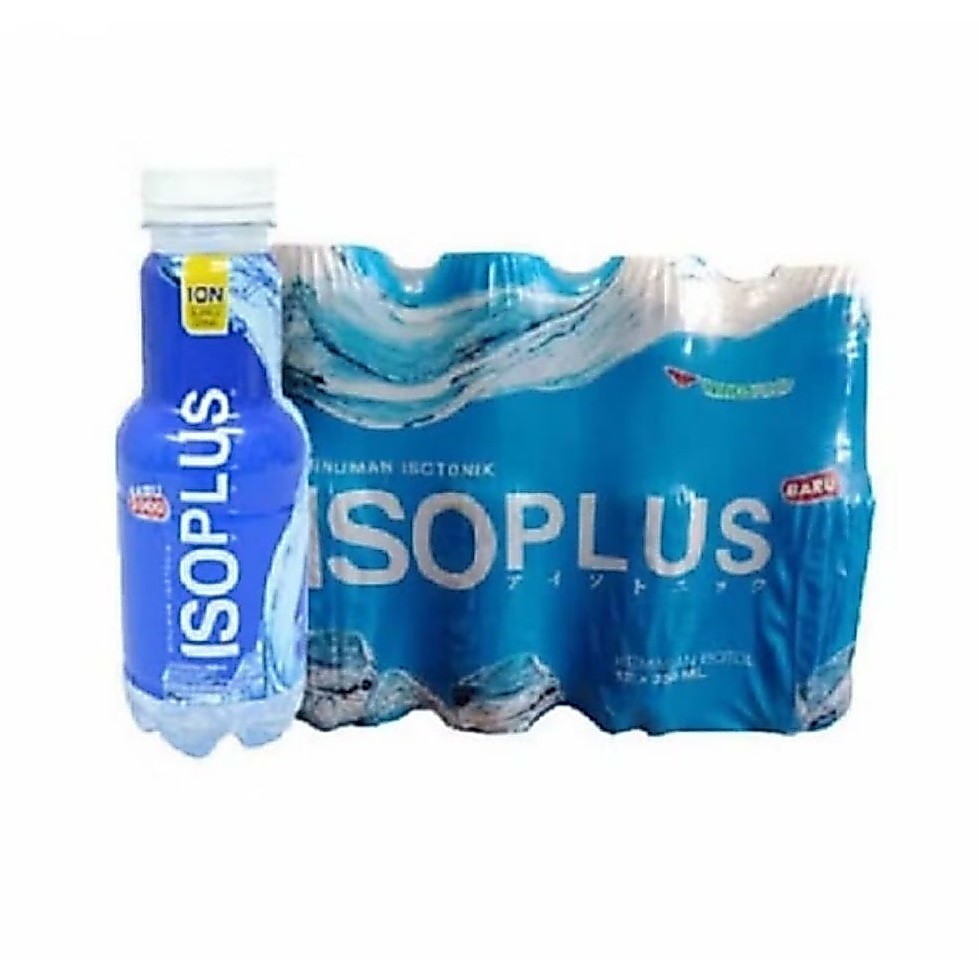 Minuman Isotonik ISOPLUS 12 Botol 350ml - Merehidrasi Tubuh, Menyeimbangkan Ion, Mudah Diserap