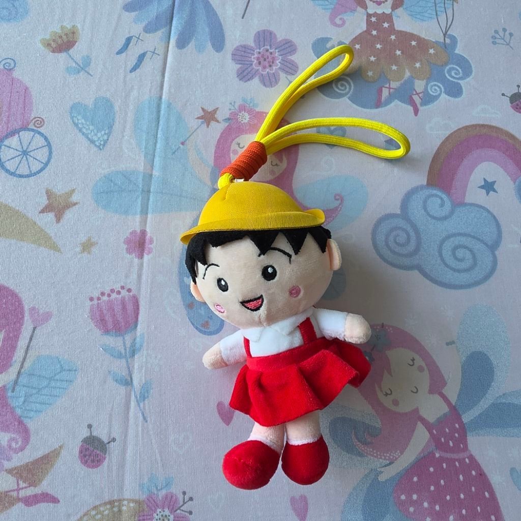 gantungan kunci boneka chibi maruko chan