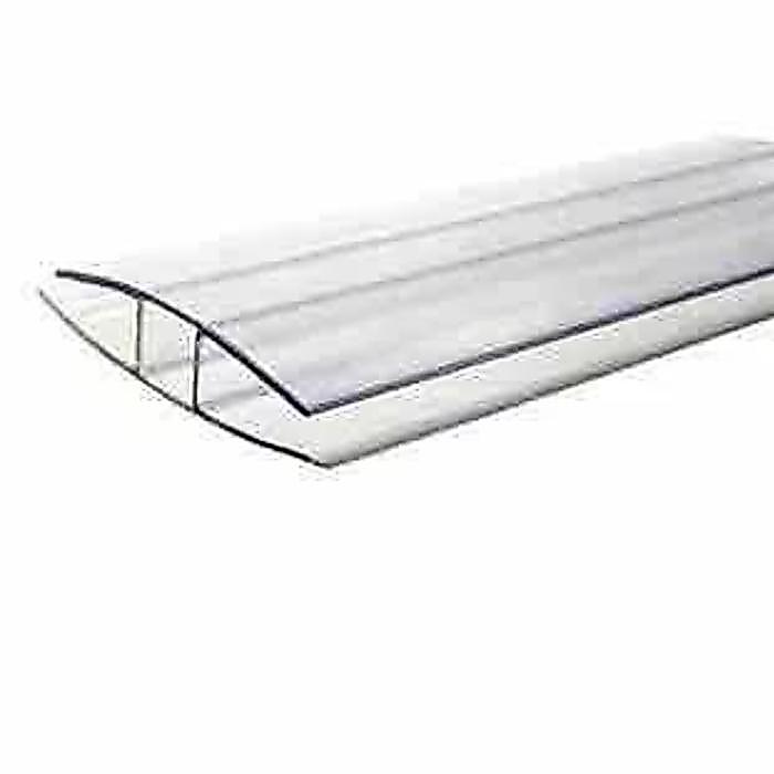 Profil List H Clear Sambungan Twinlite, Polycarbonate, Solarflat