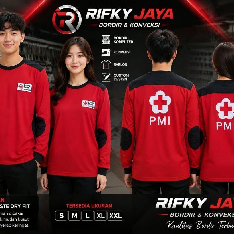 Kaos Latihan PMI/Kaos PMR/Kaos lapangan PMI