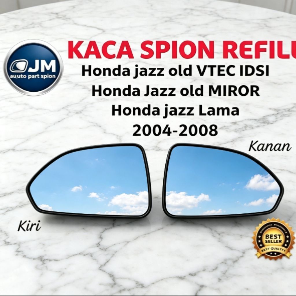 Kaca Spion Mobil Honda : Jazz old VTEC Jazz old MIROR Jazz  Lama ( Tahun 2004 - 2008 )