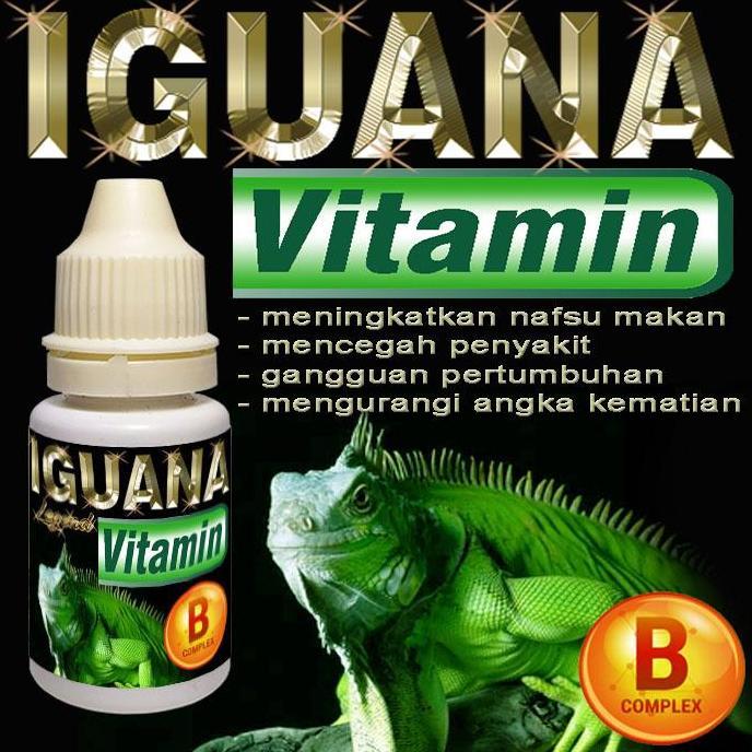 IGUANA VITAMIN CAIR SUPLEMEN KESEHATAN REPTILE IGUANNA HIJAU BATU DIAMOND BLUE OBAT HEWAN MENCEGAH P