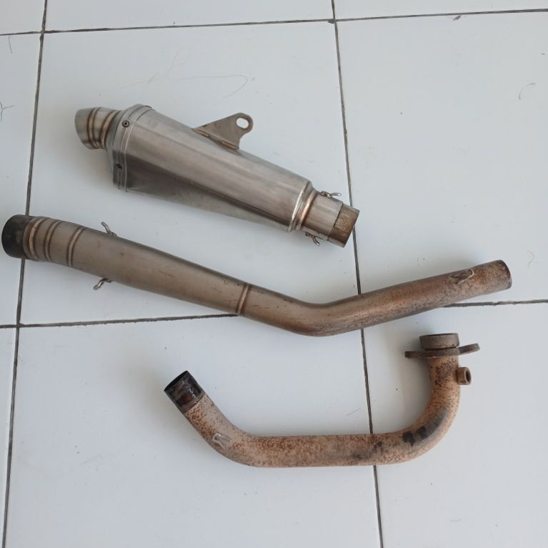 HEADER PROLINER MP1 FUFI /GSX + SILINCER R9 DOMINANT ORI CUSTOM INLET