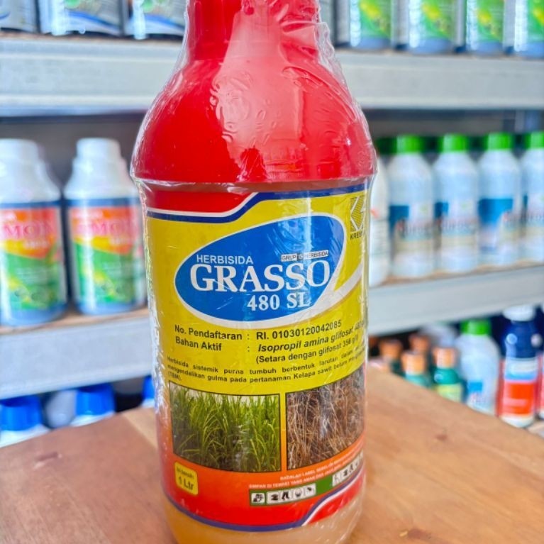 GRASSO KRESNA HERBISIDA 480SL 1 LITER PEMBASMI RUMPUT LIAR