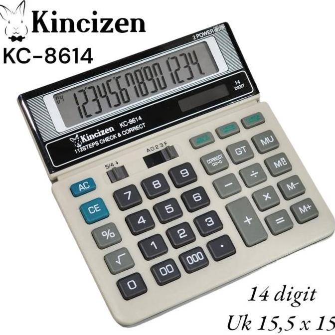 KALKULATOR CITIZEN CT 8614 - CALCULATOR CT 8614 14 DIGIT