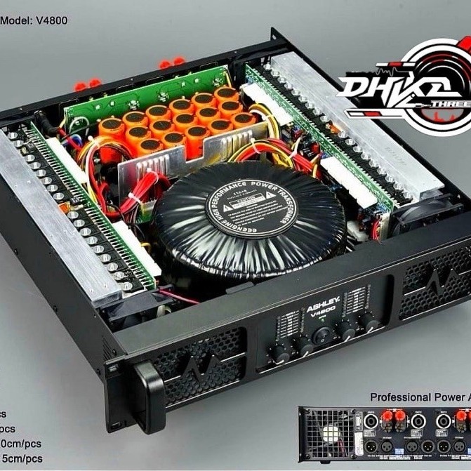 POWER ASHLEY V4800 CLASS H 4 CHANNEL / POWER ASHLEY V 4800 CLASS H / Power Ashley v4800 class h / Po