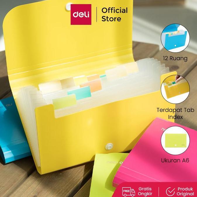 Deli E5561 Expanding File/Expanding File - Expanding File Snap A6 13P