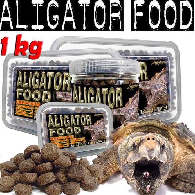 ALIGATOR FOOD PAKAN PELET KURA AIR CST COMMON SNAPPING TURTLE REPTILE
